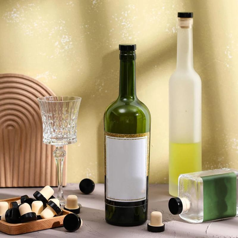 Wine Beer Tasting - 10 個のワインボトルコルクストッパー T 字型ワインストッパーテイスティングコルク交換用再利用可能なコルクガラスビールボトルシーリング。
