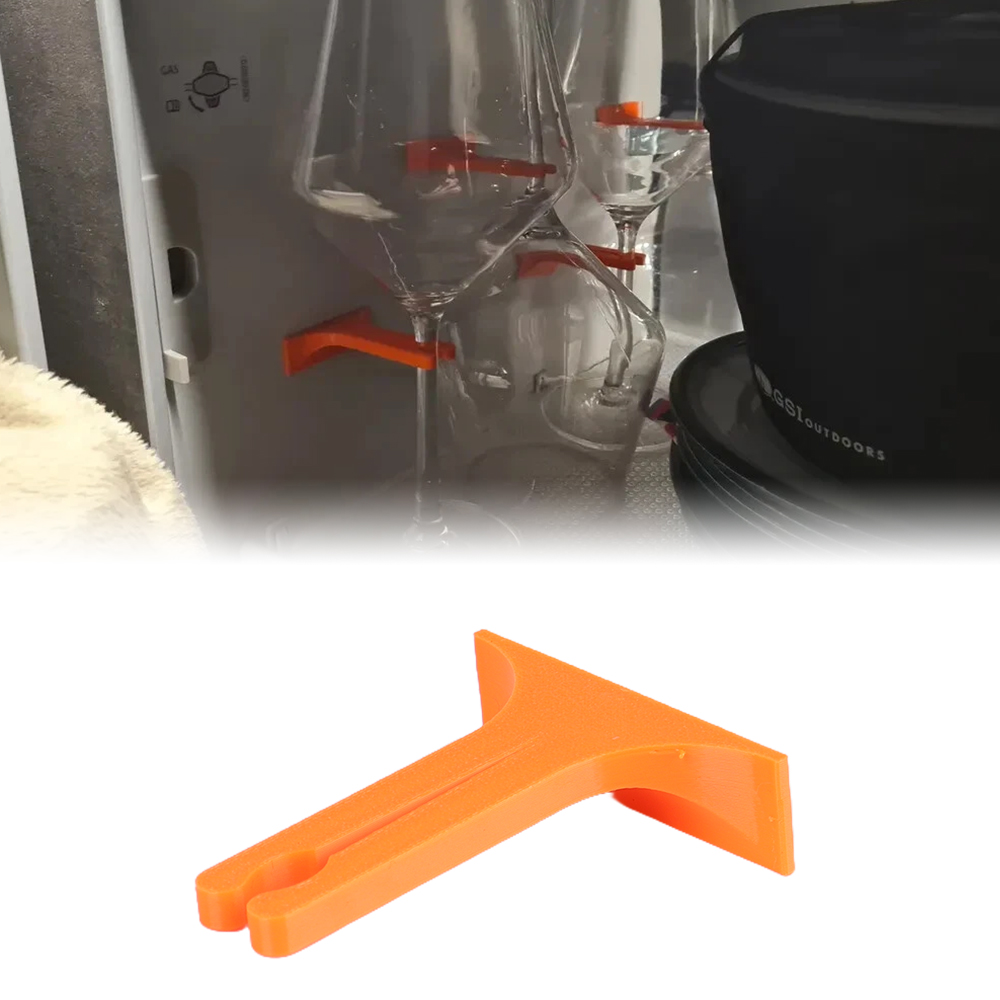 Wine & Beer Quito - VWキャンピングカー用プラスチック製ワイン/グラスビールカップホルダー、キャンピングカー用ワイン/ビールグラスサポートホルダー