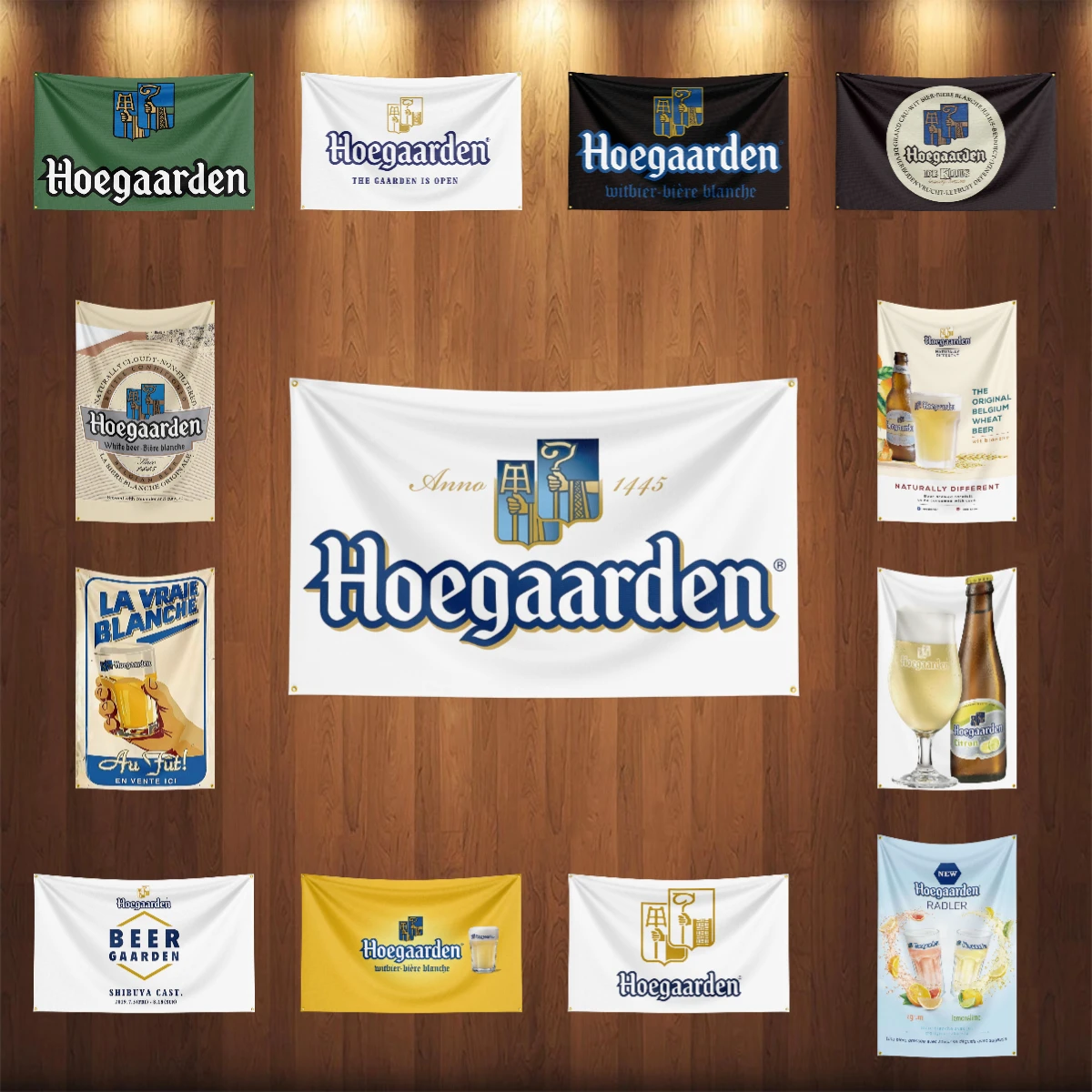 Wine Beer Rum - 3 × 5 フィート h-Hoegaardens ビールフラグポリエステルプリントアルコールワインバナー装飾ドリンクラムビールフラグ