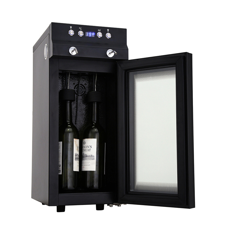 高級2本用自動バーワインクーラー冷蔵庫赤ワインディスペンサー - Wine & Beer Quito のレビューと価格