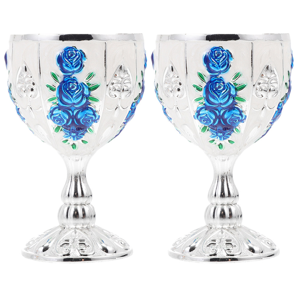 2個セット ヴィンテージスタイル メタルワインカップ 小型レ - Wine Beer Rum のレビューと価格
