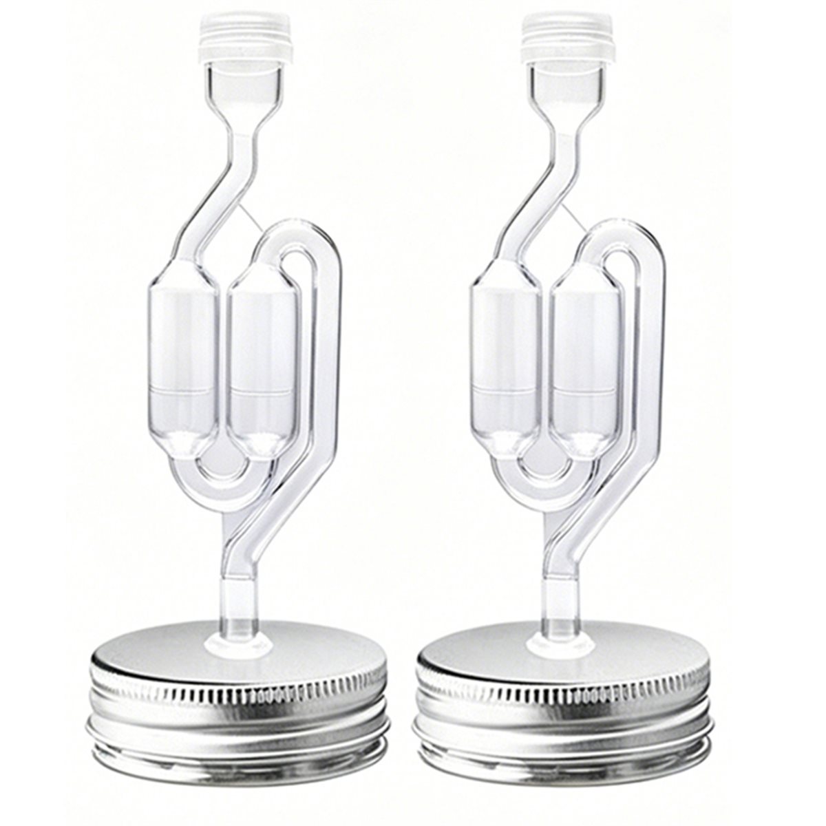 4個入り 70mm 発酵蓋＆エアロックコンボセット 広口瓶用 - Wine Beer And Cider のレビューと価格