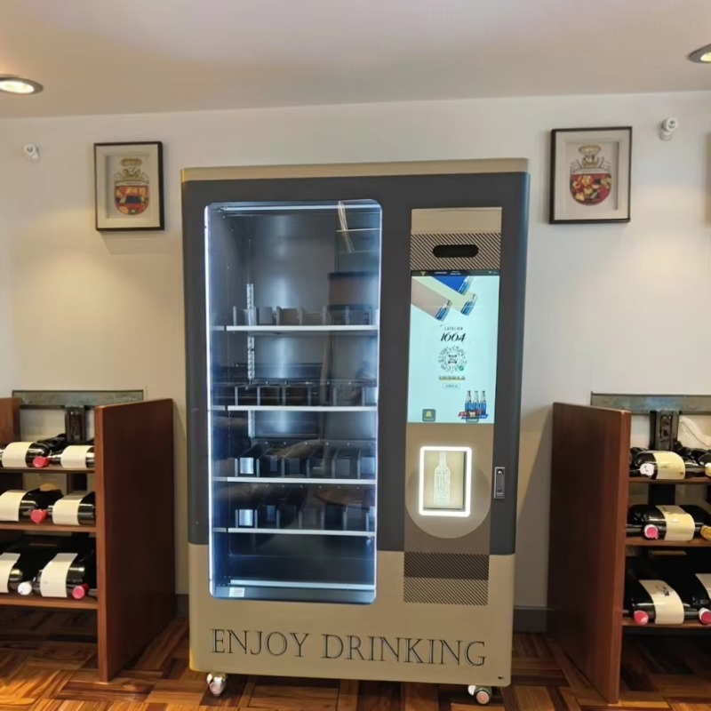 スマート年齢確認リフトシステム搭載冷蔵庫自動販売機、ビール・ - Wine Beer Usa のレビューと価格