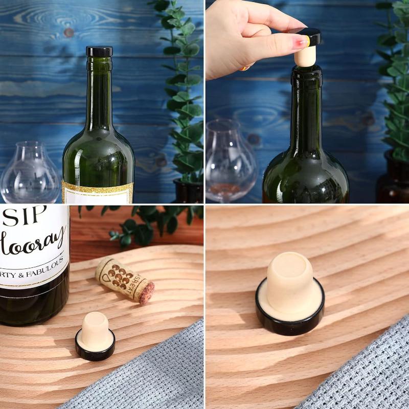 【M】10個入りワインボトルコルク栓 T字型ワインストッパー - Wine Beer Tasting のレビューと価格