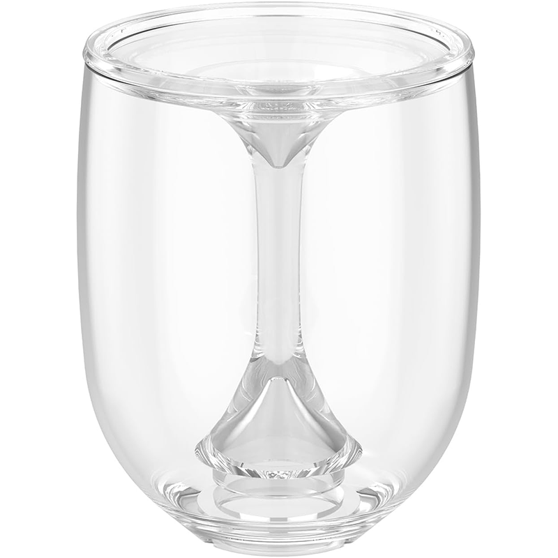 折りたたみワイングラス透明食品グレードプラスチックワイングラ - Wine & Beer Quito のレビューと価格