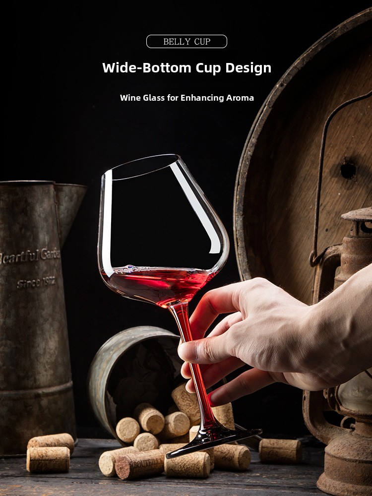 豪華なクリスタルワイングラスセット 大型ブルゴーニュ赤ワイン - Wine Glass Set Crystal のレビューと価格