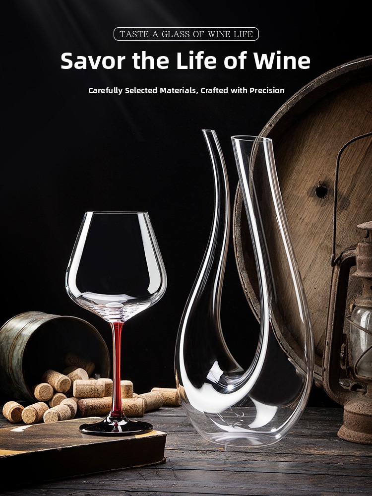 豪華なクリスタルワイングラスセット 大型ブルゴーニュ赤ワイン - Wine Glass Set Crystal のレビューと価格
