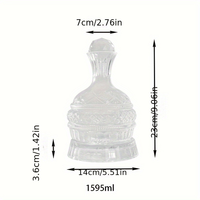 クリスタルワインデカンタ エレガントな手作りガラスワインデカ - Wine Glass Set Crystal のレビューと価格