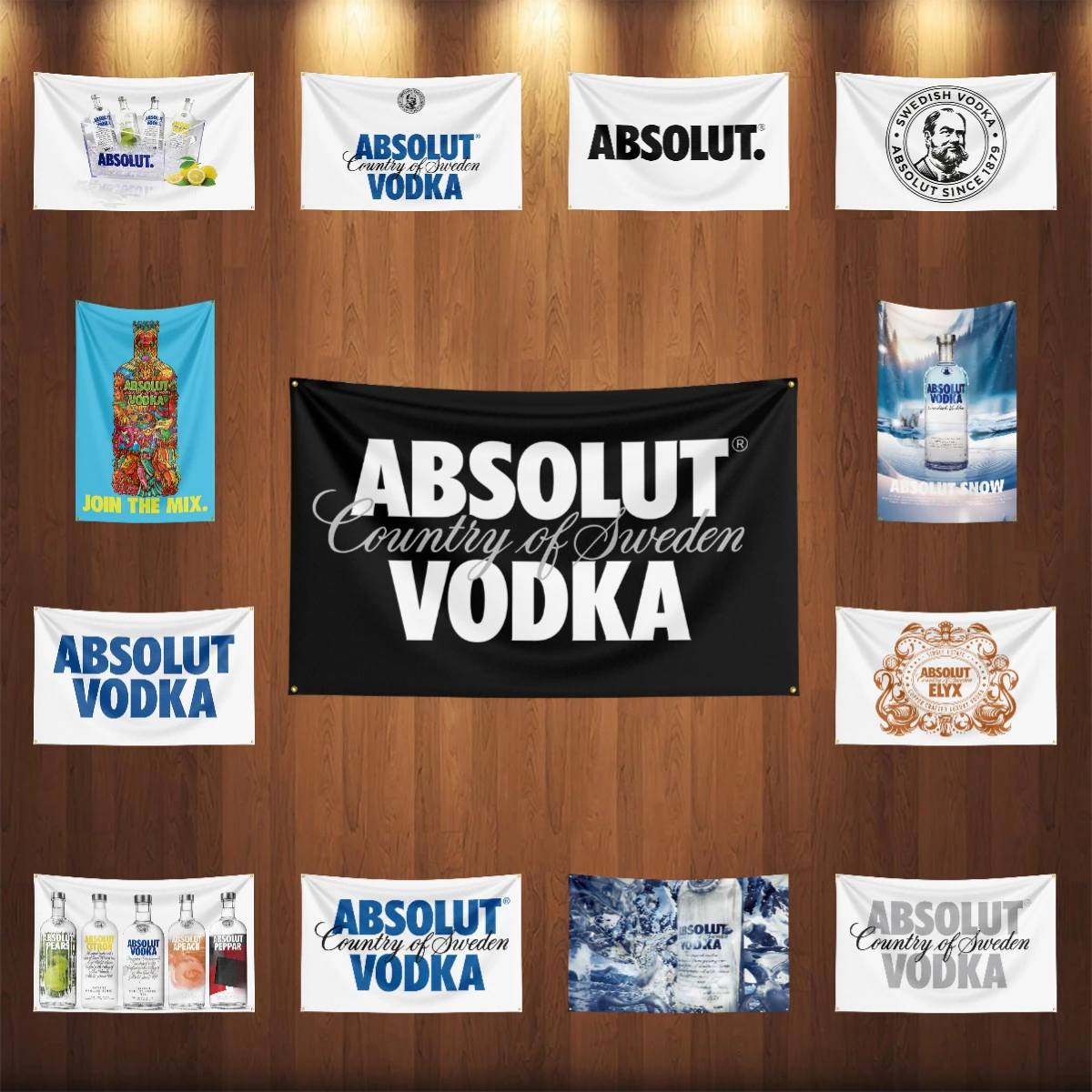 3 × 5 フィート A-Absolut ウォッカ旗ポリエス - Wine Beer Rum のレビューと価格