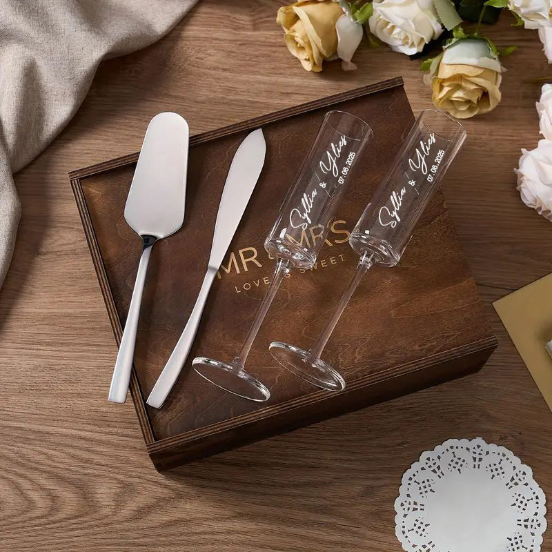 エレガントなストレートシャンパングラス,カクテルグラス,ワイ - Champagne Flute Pair のレビューと価格