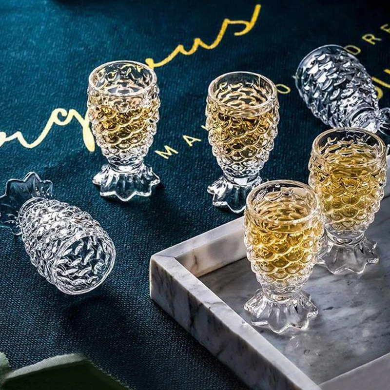 はい、6個セット マーメイドグラスカップ 可愛い魚鱗カップ  - Wine Glass Set Crystal のレビューと価格